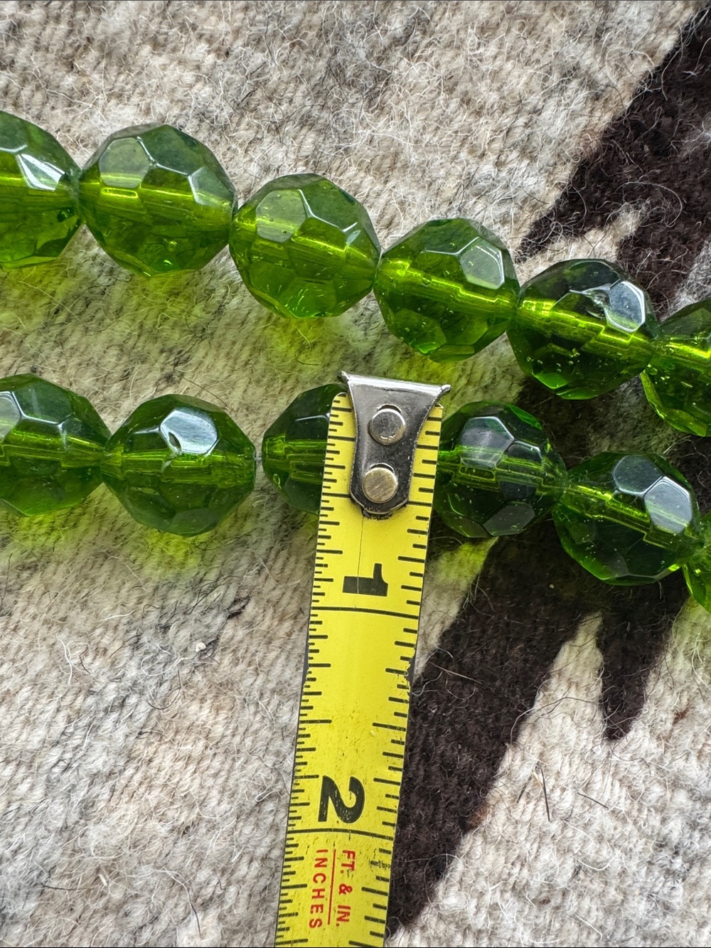 2 - Green Beaded Toggle Bracelets - Picture 6 of 6